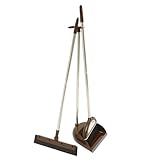 GOOHOCHY 1Satz Besen und Kehrschaufel Ergonomischer Langstiel Effektive Bodenreinigung...