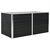 vidaXL Hochbeet Pflanzbeet Frühbeet Gartenbeet Pflanzkübel Pflanzkasten Blumenkasten...