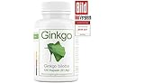 Ginkgo biloba Blattpulver 420mg | aus der Apotheke | 120 Kapseln 4-Monatspackung | aus 8,4...