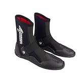 Ascan - Fly (Neoprenboot - 5mm Neopren) - Surfschuhe Neoprenschuhe, Schwarz, 42...