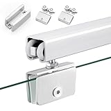 schiebetürbeschlag Bypass-Beschlagsatz für Glasschiebetüren – für 3/10 bis 1/2 Zoll...