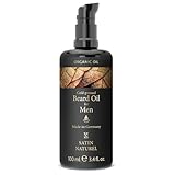 BIO Bartöl kaltgepresst - Bartöl Herren 100ml - Ideales Geburtstagsgeschenk Männer -...