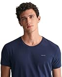 GANT Herren C-Neck T-Shirt 2-Pack Unterwäsche, Navy/White, Einheitsgröße