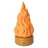 Flackerndes Nachtlicht - Halloween Feuerlampe LED Nachtlicht - 3 Modi Ambiente Beleuchtung...