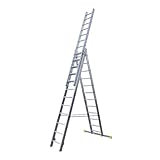 Bayersystem BS-DW 3x12 Mehrzweckleiter, 3x12 Sprossen, 3-teilige Alu-Kombileiter, bis 150...