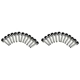 Ficher 24 StüCk DIY Strait Audio LöTfreier 6,35-Mono-Stecker LöTfreier Stecker...