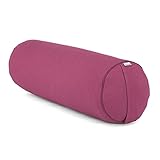 Bodhi | Yoga Bolster Rolle Ø 22 cm | Kissen für Yin Yoga | Yogarolle mit Dinkelfüllung...