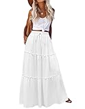 Hotouch Maxirock Damen Lang Hohe Taille Rock Sommerrock Casual Skirt Elegant...