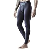 Beokeuioe Herren Laufhose Lang Herren Kompressionshose,für Sport Winter Unterhose...
