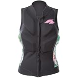 F2 Damen Prallschutz Weste Kite & Surf Weste L Schwarz 2024/25