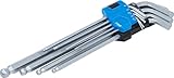 BGS 790 | Winkelschlüssel-Satz | 9-tlg. | extra lang | Innensechskant / Innensechskant...