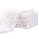 Mullwindeln Spucktücher 5er Set 70x70 cm Stoffwindeln Faltwindeln Mulltücher...