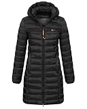 Geographical Norway Damen Winter Jacke Steppjacke Parka Lange Kapuzenjacke Steppmantel...
