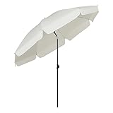 Sekey Sonnenschirm| Strandschirm für Balkon Garten & Terrasse | Neigungswinkel...