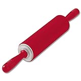 Original Kaiser Original Kaiserflex Red Teigroller Silikon 49 x 6,5 cm, Nudelholz Silikon...