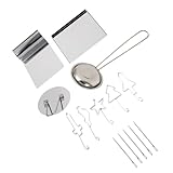 SAFIGLE Edelstahl Ausstechformen für Kekse und Gebäck Rostfrei Korrosionsbeständig...