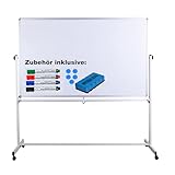 Mobile Whiteboard Tafel beidseitig beschriftbar,in 2 Größen, schutzlackiert,...