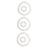 VICASKY 3 Sätze Halskette-Set pearl necklace perlenschmuck Armband Spielzeug für...