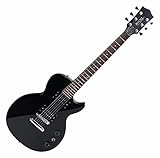 Rocktile LP-100 BL E-Gitarre (Korpus: Linde, Palisander Griffbrett, Finish: Schwarz High...