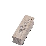 Artoz Stempel – Holzstempel – „Blumenzweig“ – 60 x 20 mm – Motivstempel zum...