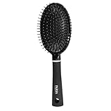 PARSA Beauty Trend Line Haarbürste oval (Schwarz) mit Kunststoffpins – Allround Bürste...