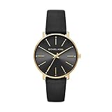 Michael Kors Damenuhr PYPER, 38 mm Gehäusegröße, Dreizeigerwerk, PVC-Armband