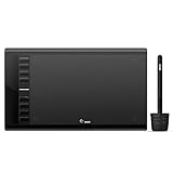 Ugee M708 Zeichentablett für PC, 10 x6 Zoll Grafiktablett ohne Display, 8192...