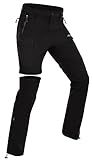 Wespornow Damen-Zip-Off-Wanderhose-Trekkinghose Atmungsaktiv Schnell Trockend...