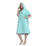 Badeponcho, Surfponcho, Ultraleicht Handtuch Badetuch Poncho, Strand Umziehhilfe,...