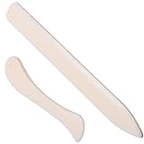 iguTrail 2 Stück Falzbein, Falzbrett für Papier, Falzstift aus Kunststoff für...