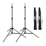 EMART 210cm Lichtstativ Stabil Lampenstativ Aluminium-Stativständer Licht...