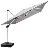 RANSENERS Sonnenschirm Ampelschirme 300 x 300 cm, Gestell Aluminium, Bespannung...