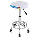 GOODS+GADGETS Ergonomie rollbarer Arbeitshocker Drehhocker Barhocker...