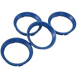 4x Zentrierringe 63,3 auf 57,1/63.3 mm - 57.1 mm Blau