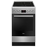 Einbauherd Set | Backofen mit Grill und Umluft | Rahmenloses Glaskeramik...