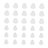 Veemoon 200 Stück Silikon Tattoo Farbkappen U förmig in Weiß Wiederverwendbare...