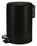 Kosmetikeimer One, Farbe: Schwarz, Material: Edelstahl/PP, Größe: Eimer 3 Liter 16,8 cm...