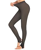 DOCUMO Schwarze Strumpfhose für Damen, hautfarben, blickdichte Strumpfhose, hautfarben,...