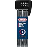 ABUS Faltschloss Bordo Lite 6055C SH - mit Halterung und Zahlencode -...