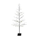 Lichterbaum 120 cm für Außen und Innen Strom betrieben - 120 LED - Deko Baum...