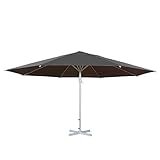 Mendler Sonnenschirm Meran II, Gastronomie Marktschirm, Ø 5m Polyester/Alu Mast...