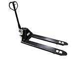 SRM-Design Handhubwagen Schwarz 3000 kg Hubwagen mit Klappbarer Gabel, 1150 mm...