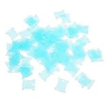 Kunststoffspulen, 100 Kunststoffspulen (blau), Stickgarnkarten für Kreuzstich,...
