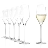 Stölzle Lausitz Champagner Gläser Exquisit Royal 6er-Set 265ml – Elegante...