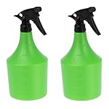 Relaxdays Sprühflasche 2er Set, 1l, nachfüllbar, Handsprüher für Blumen,...
