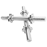 GORILLA SPORTS® Kurzhantelstange - Einzeln oder 2er Set, 30mm Durchmesser, 42cm lang, bis...