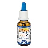 Dr Jacob's Vitamin D3 K2 Tropfen I Nahrungsergänzung für Knochen(1) und...