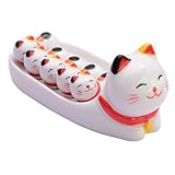 OUNONA 1 Satz Katzen-essstäbchen-ständer Essstäbchen Ruht Gabel Unterstützt...