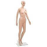 vidaXL Schaufensterpuppe 175cm Mannequin Frau Weiblich Puppe Schaufensterfigur