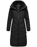 MARIKOO Damen Winter Stepp Jacke gesteppter Wintermantel warm lang Mantel B949...